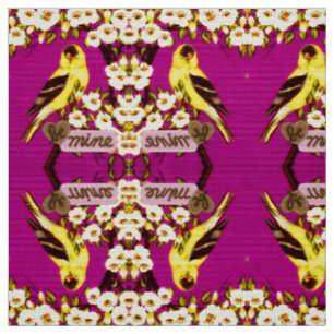 Valentine Goldfinch Fabric