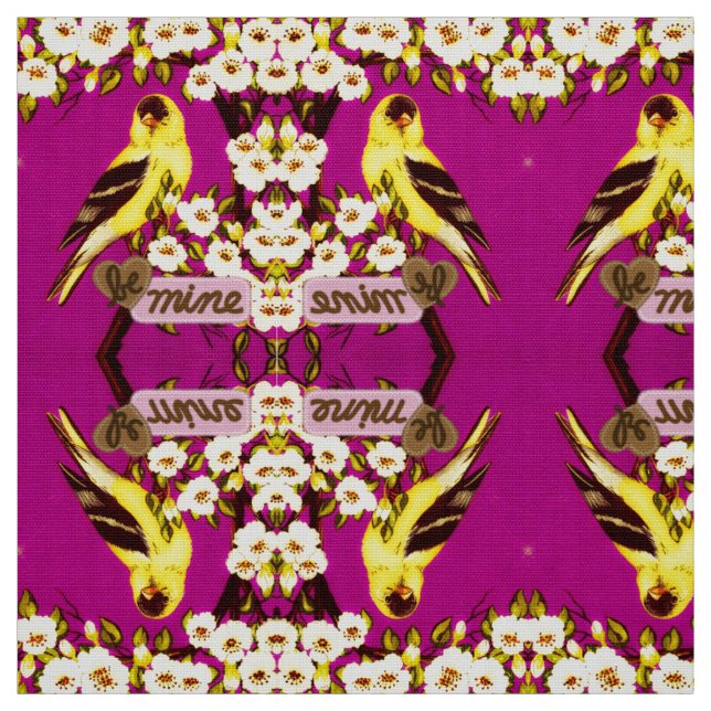 Valentine Goldfinch Fabric (Swatch)