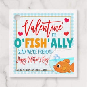 Valentine Goldfish Gift Tags