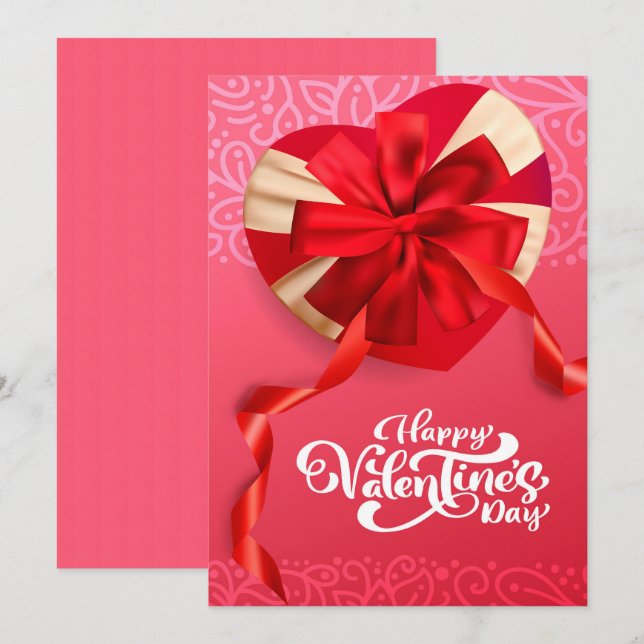 Valentine Greeting Card (Front/Back)