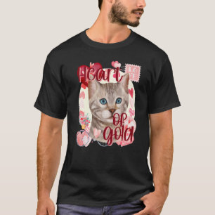 Valentine Grey Tabby Cat Simply Cute Southern Colo T-Shirt