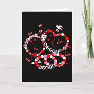 Valentine Happy Xoxo V-day Friendship Bracelets Gi Card