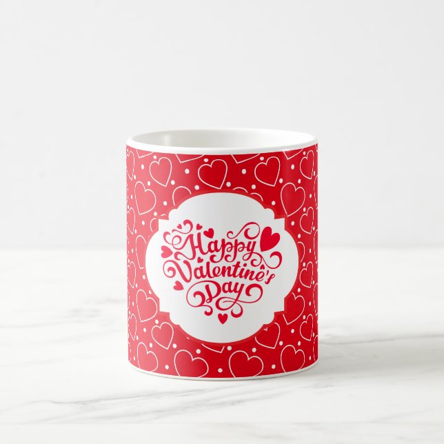 Valentine Heart Coffee Mug (Center)