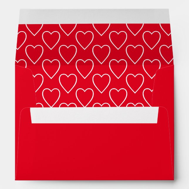 Valentine Heart Envelope (Back (Bottom))