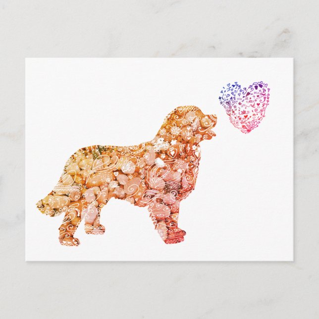 Valentine Heart ,Hearts drawing Postcard (Front)