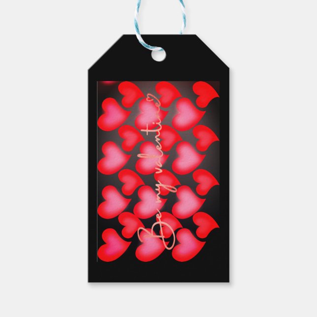 Valentine Heart Mug Gift Tags (Front)