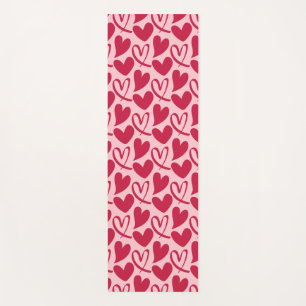 Valentine Heart Pattern Gift, Boys Girls & Kids Yoga Mat