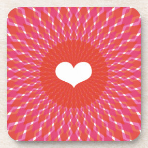 Valentine Heart Pop Coaster