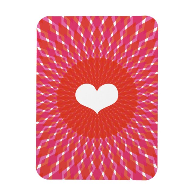 Valentine Heart Pop Magnet (Vertical)