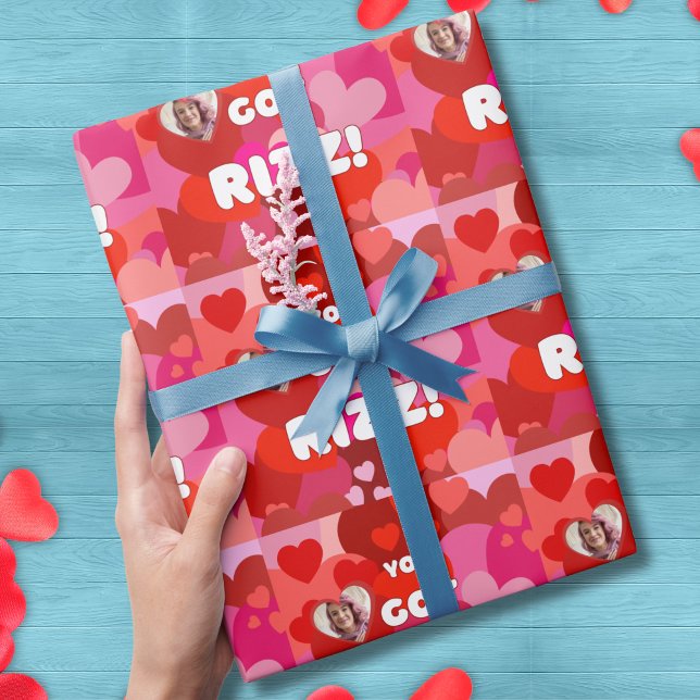 Valentine Heart Pop  Wrapping Paper (Creator Uploaded)
