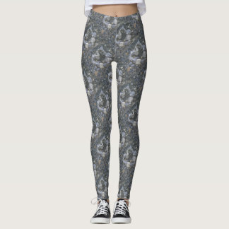 Valentine Heart Rock Love is Rock Solid Leggings