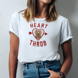 Valentine Heart Throb Pet Photo T-Shirt