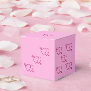 Valentine Hearts 6-Sided Dice Die Favour Box
