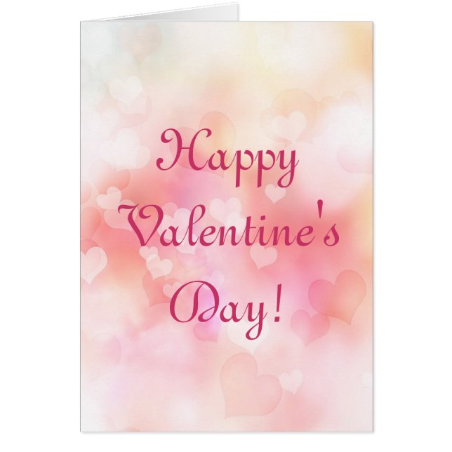 Valentine Hearts Background (Front)