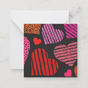 Valentine Hearts Card
