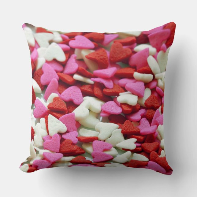 Valentine Hearts Cushion (Front)