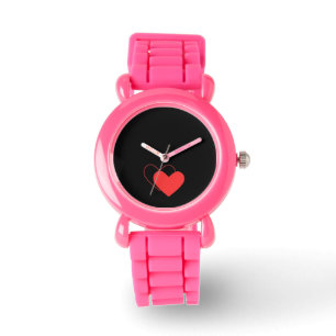 valentine hearts design watch