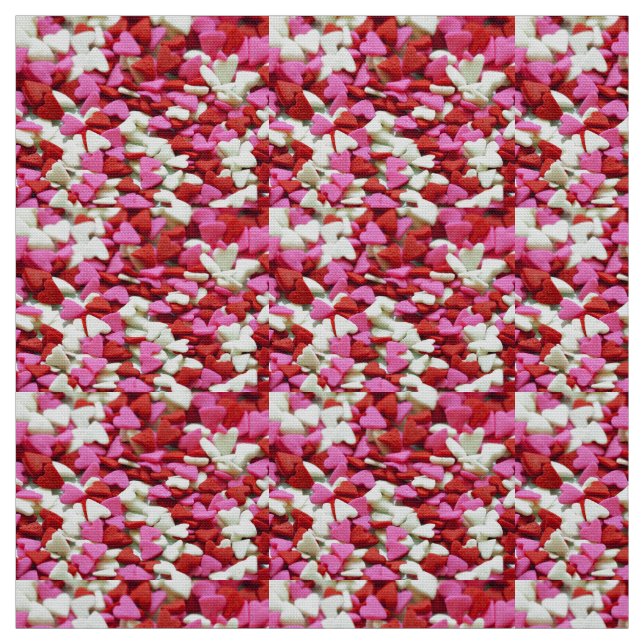 Valentine Hearts Fabric (Swatch)