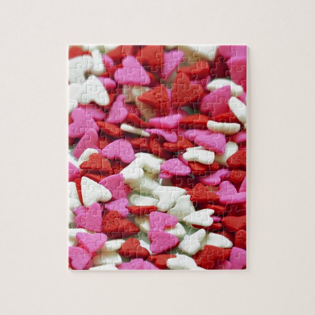 Valentine Hearts Jigsaw Puzzle (Vertical)