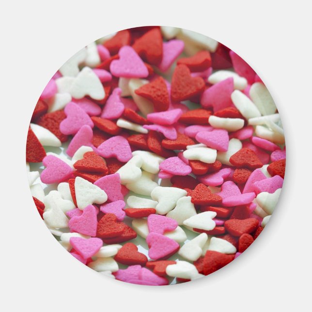 Valentine Hearts Magnet (Front)