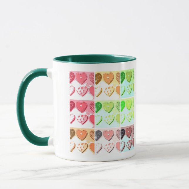 Valentine Hearts Mug (Left)