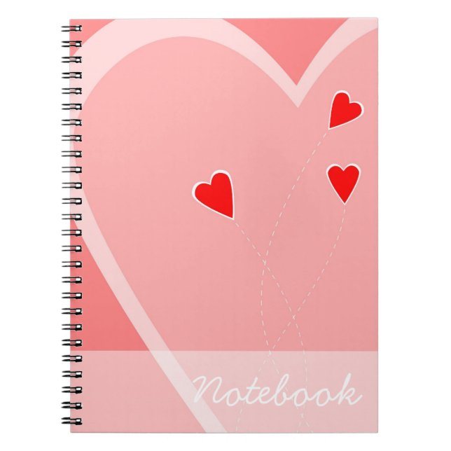 Valentine Hearts Notebook (Front)