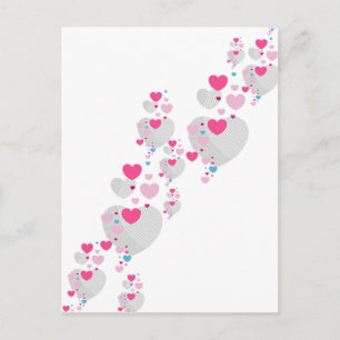 Valentine Hearts Postcard