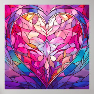 Valentine Hearts Poster