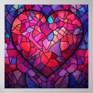Valentine Hearts Poster