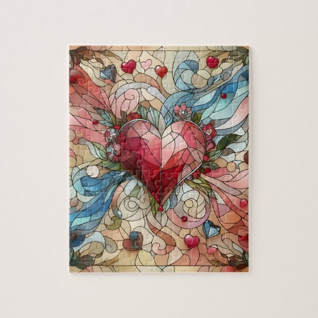 Valentine Hearts Puzzle (Vertical)