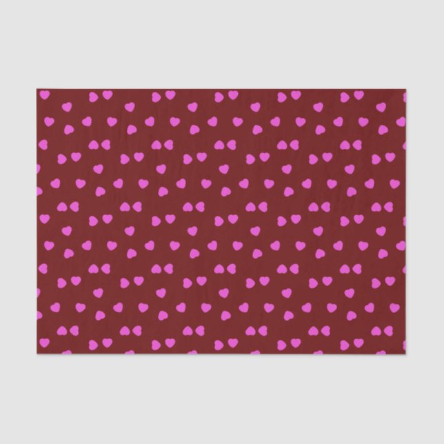 Valentine Hearts Sprinkles  Tissue Paper (Front)