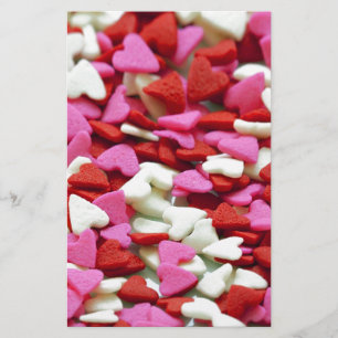 Valentine Hearts Stationery