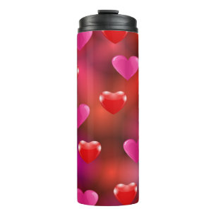 Valentine Hearts Thermal Tumbler