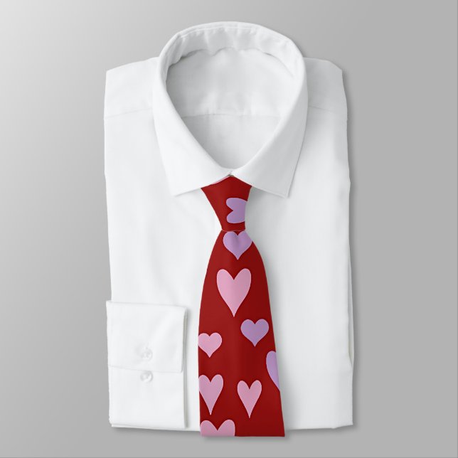 Valentine hearts  tie (Tied)