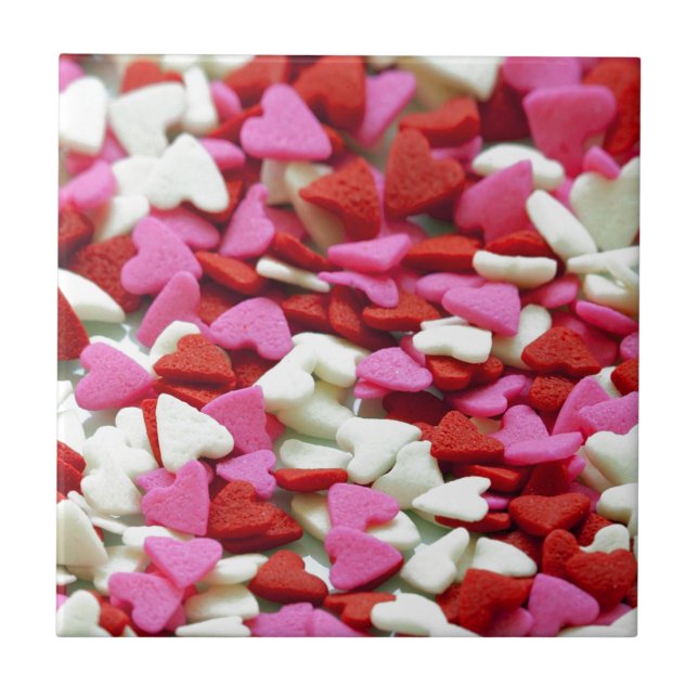 Valentine Hearts Tile (Front)
