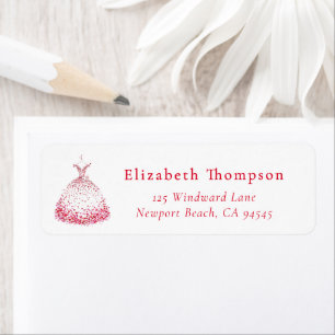 Valentine Hearts Whimsical Dress Watercolor