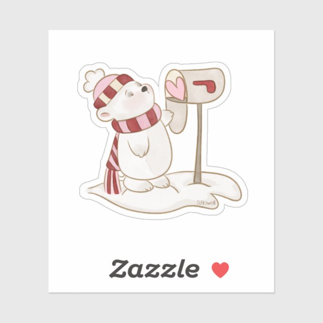 Valentine Hello Sticker (Sheet)