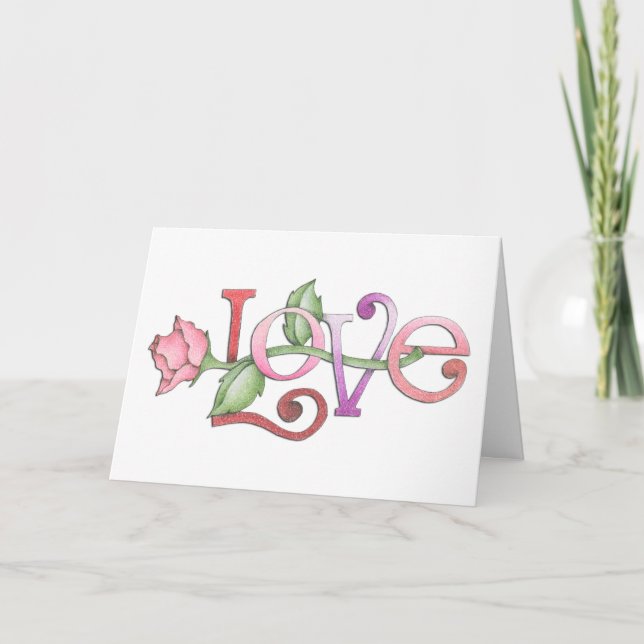 Valentine Holiday Card (Front)