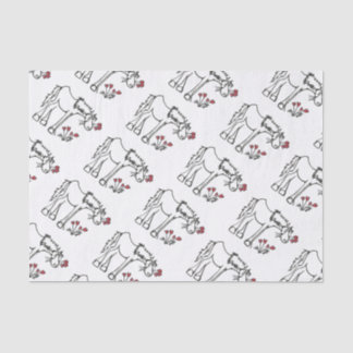 Valentine Horse Tissue Paper