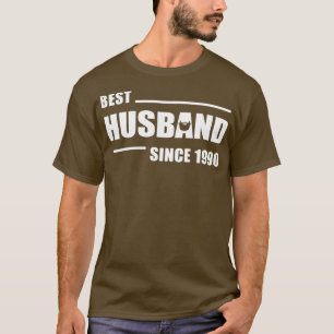 Valentine Husband Gifts Best Husband Since 1990 T-Shirt
