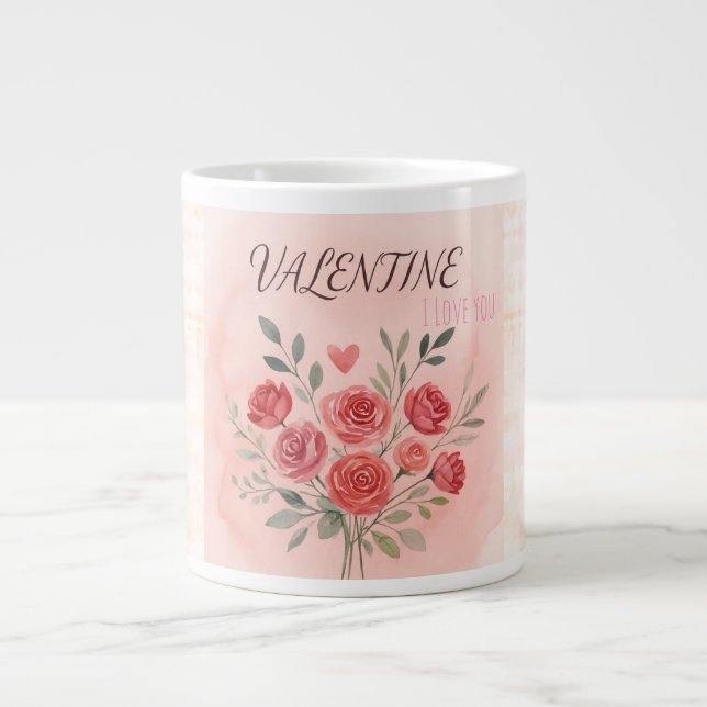 Valentine, I Love You Speciality Mug (Front)