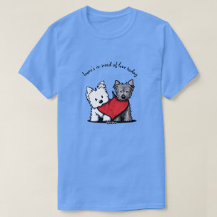 Valentine KiniArt Terrier Duo T-Shirt