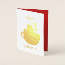 Valentine Kiss Me I'm a Prince Frog in Teacup