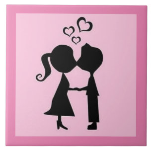 VALENTINE KISS TILE