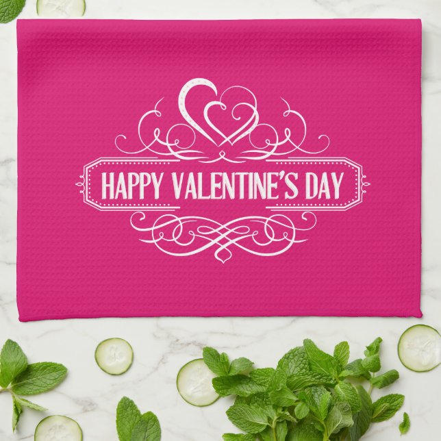 Valentine Kitchen Towel (Folded)