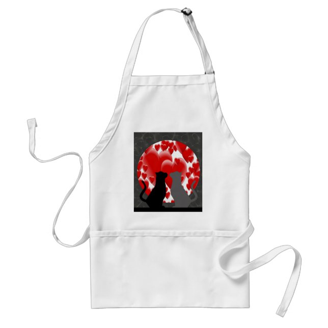 Valentine Kitties Standard Apron (Front)
