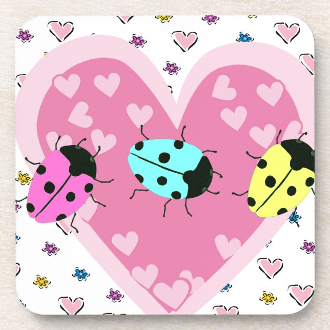VALENTINE LADYBUGS COASTER (Front)
