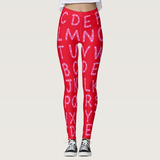 Valentine Leggings for Teachers (Front)