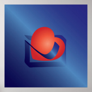 Valentine letter poster