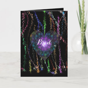 Valentine Light Show Holiday Card